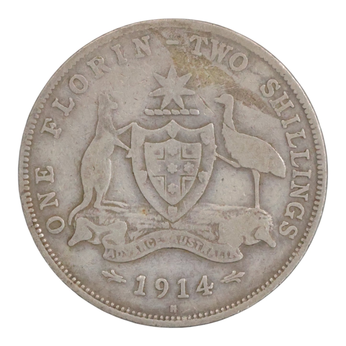 1914 (H) Australian Florin - Very Good