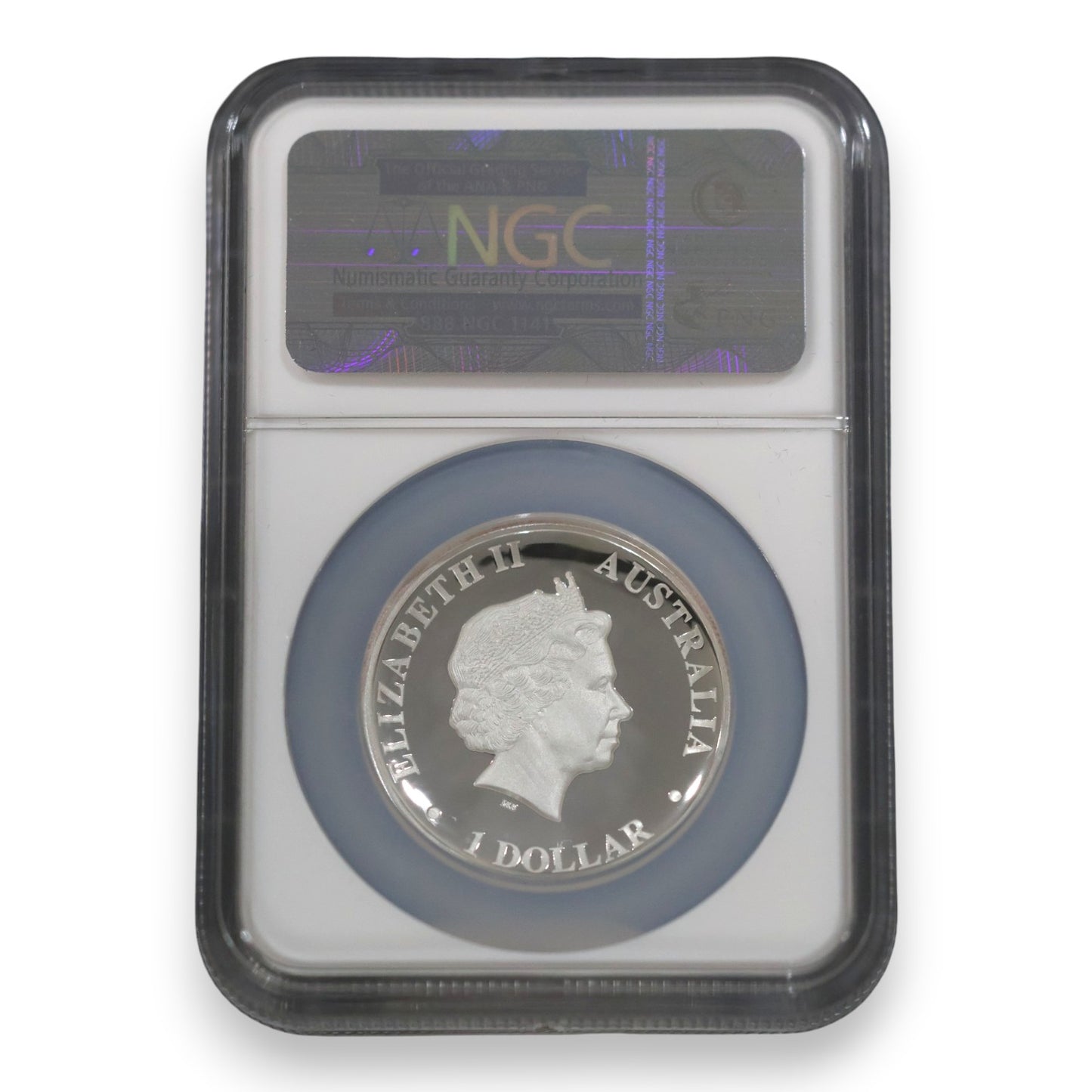 2014 $1 1oz High Relief Silver Proof Coin – Australian Kangaroo (NGC PF 70 Ultra Cameo – One of First 2000 Struck)
