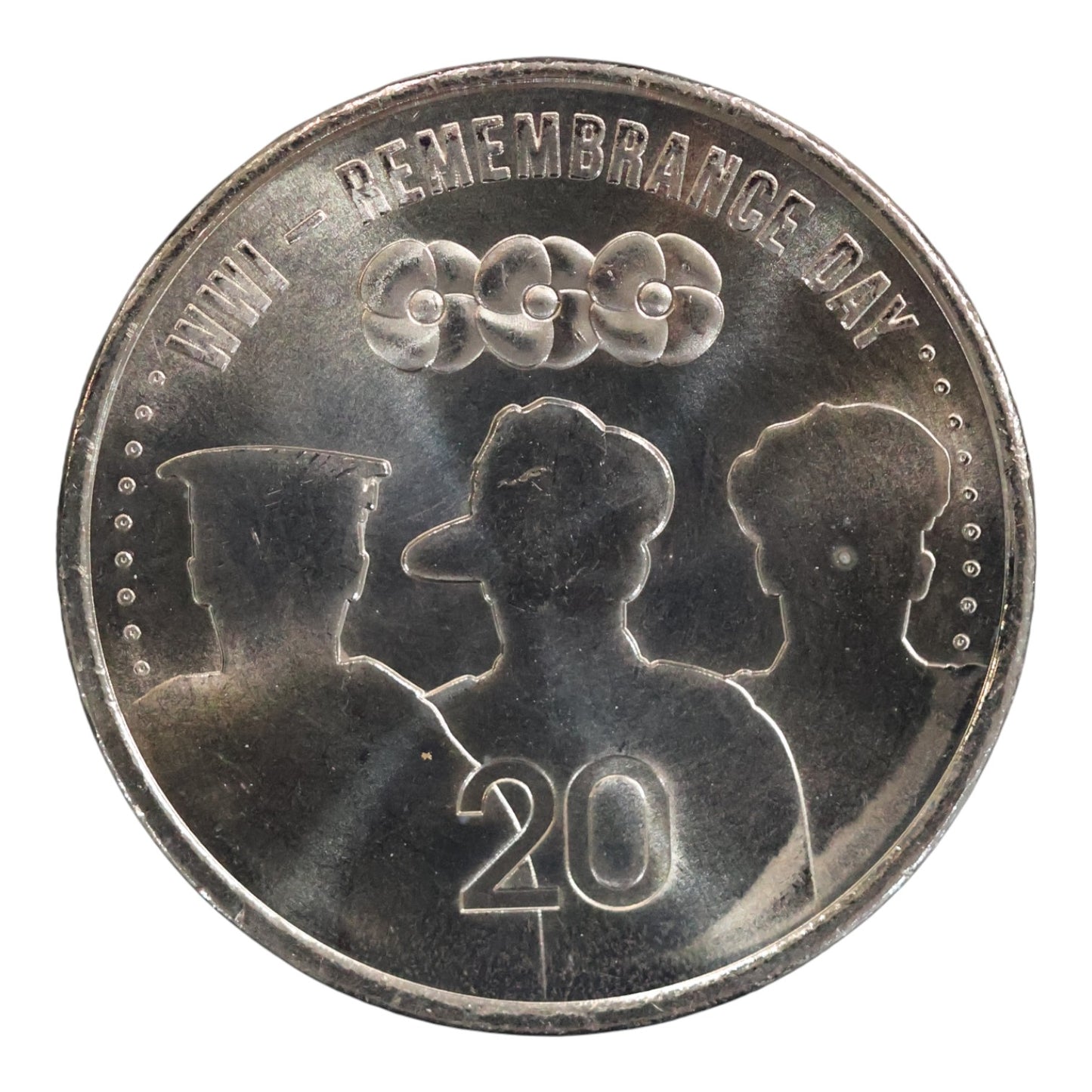 2015 20c Coin - ANZACS Remembered - Remembrance Day