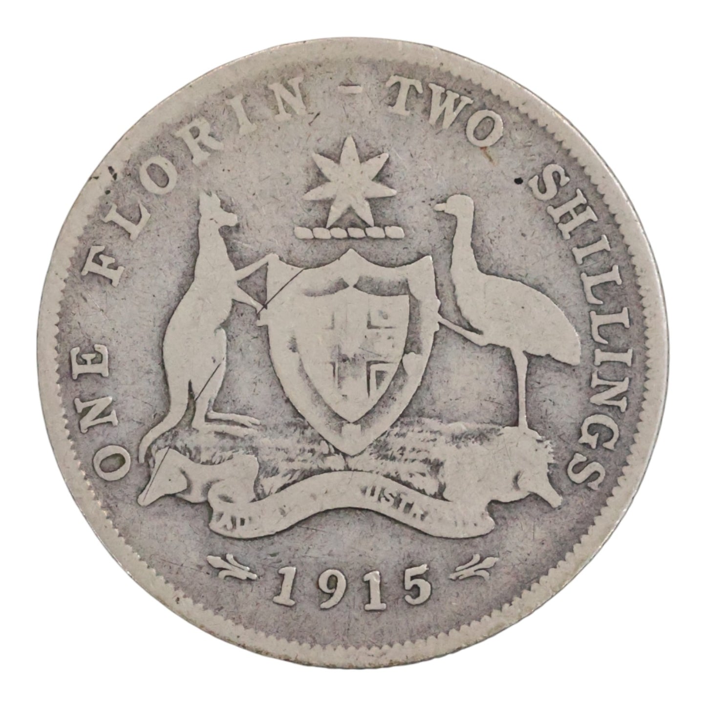 1915 (L) Australian Florin - Very Good