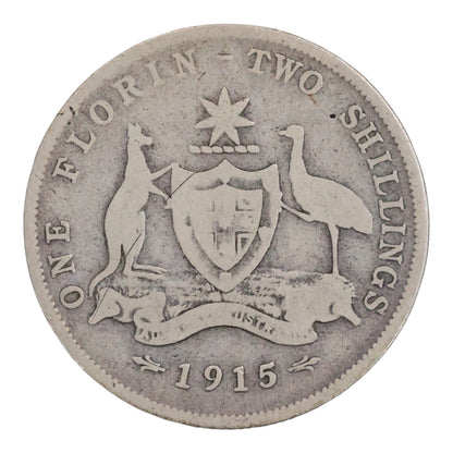 1915 (L) Australian Florin - Very Good