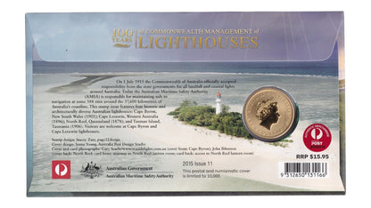 2015 Perth Mint PNC - 100 Years of Commonwealth Lighthouses