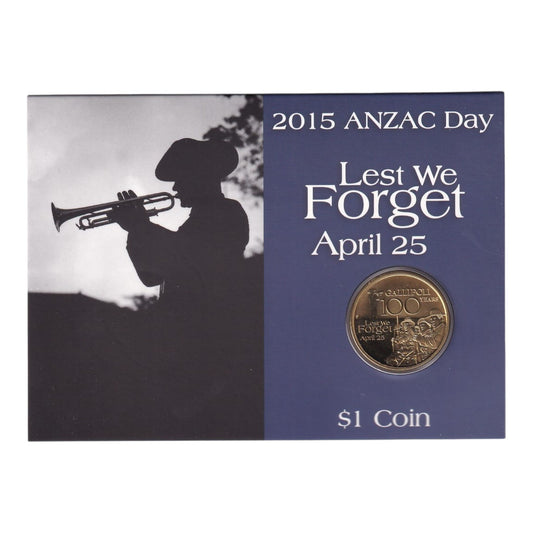 2015 Perth Mint ANZAC Day One Dollar Coin - Gallipoli Campaign