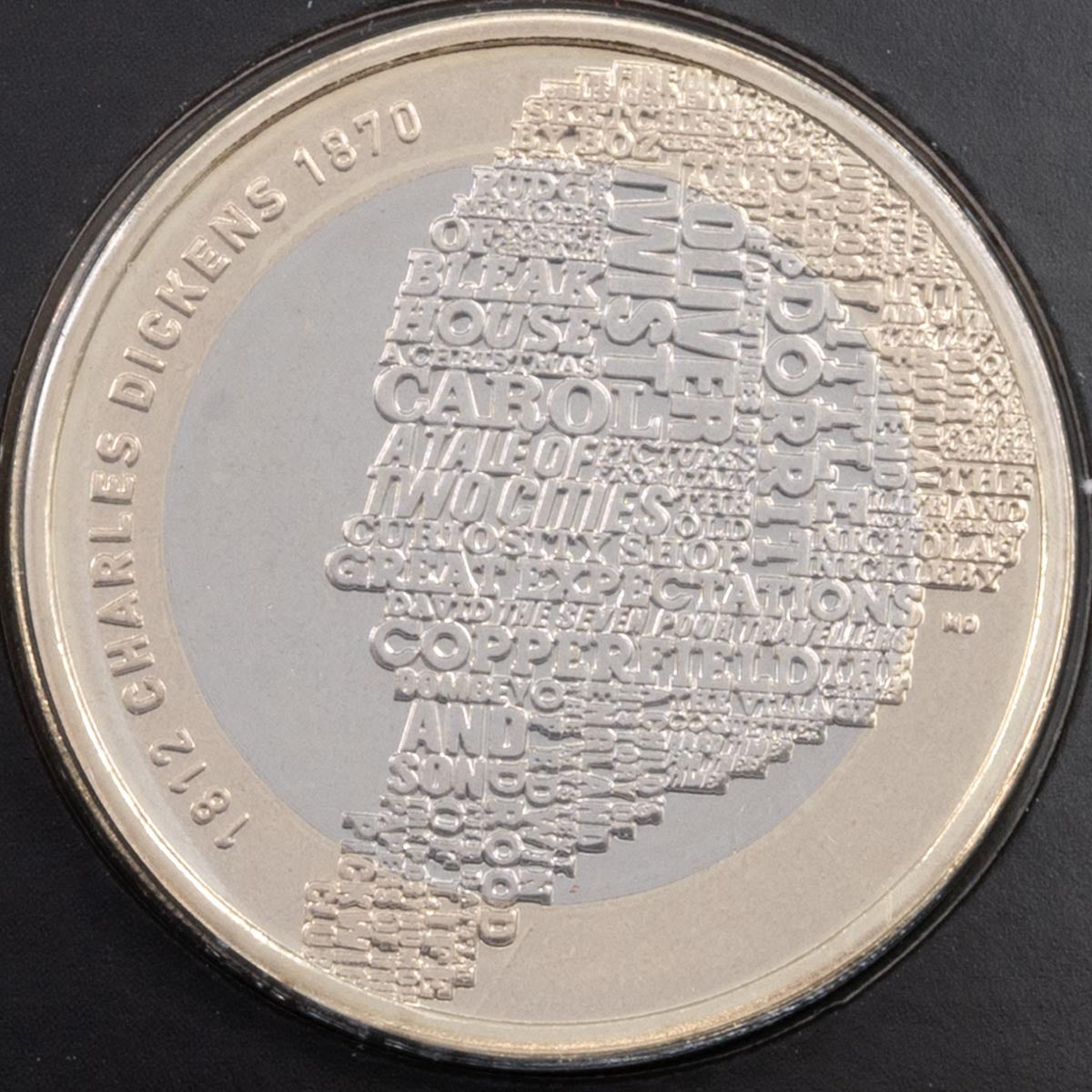 2012 Charles Dickens - £2 Coin - Brilliant Uncirculated Coin In Folder