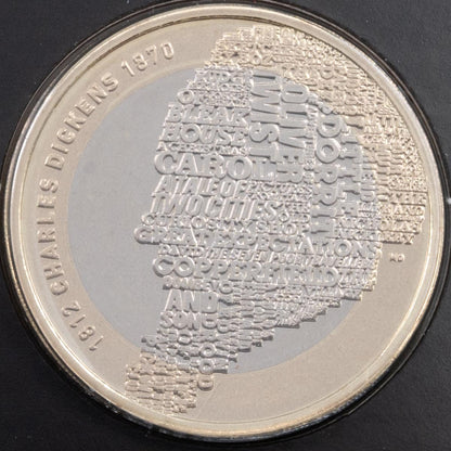 2012 Charles Dickens - £2 Coin - Brilliant Uncirculated Coin In Folder
