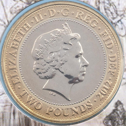 2012 Charles Dickens - £2 Coin - Brilliant Uncirculated Coin In Folder