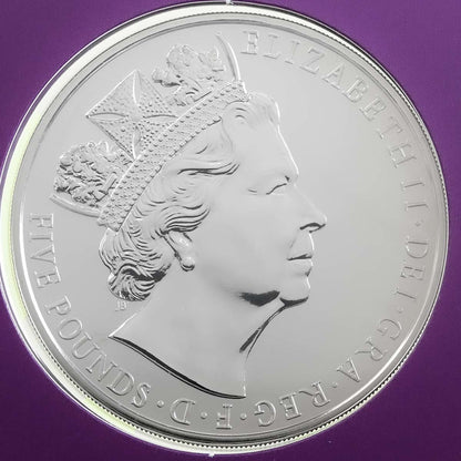 2015 Longest Reigning Monarch - £5 Crown - Brilliant Uncirculated Coin In Folder