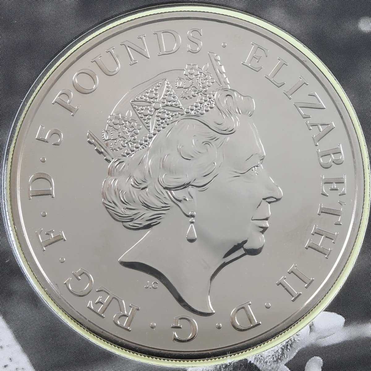 2015 Royal Birth of Princess Charlotte - £5 Crown - Brilliant Uncirculated Coin In Folder