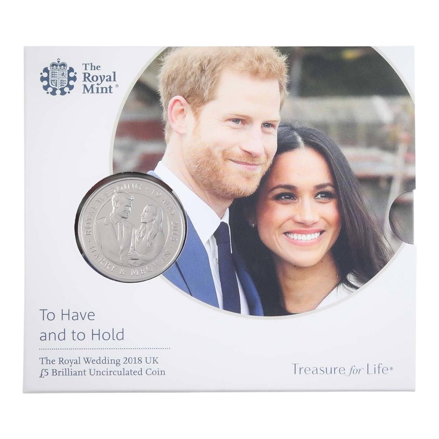 2018 Royal Wedding - £5 Crown - Brilliant Uncirculated Coin In Folder