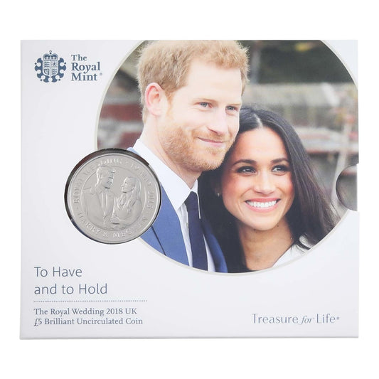 2018 Royal Wedding - £5 Crown - Brilliant Uncirculated Coin In Folder