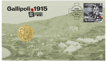 2015 Perth Mint PNC - Gallipoli - Simpson and his Donkey