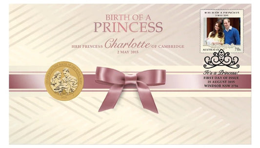 2015 Perth Mint PNC - Birth of a Princess - HRH Princess Charlotte