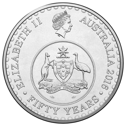 2016 20c coin - 50th Anniversary of Decimal Currency - Uncirculated