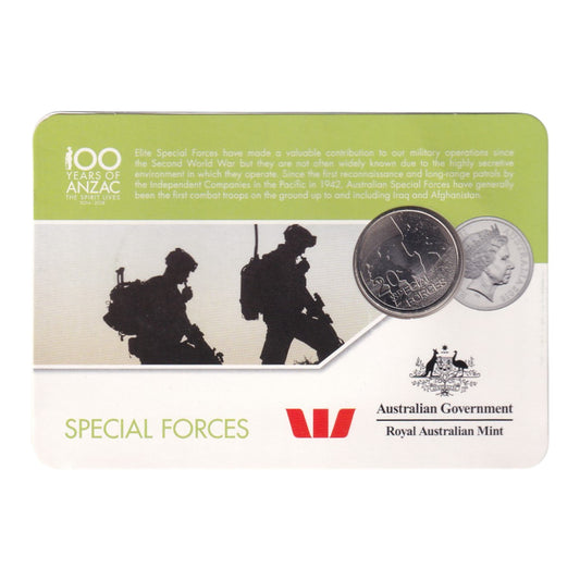 2016 20c Coin - 'Anzac to Afghanistan' - Special Forces