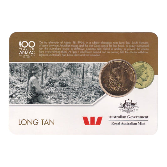 2016 25 Cent Coin - ANZAC to Afghanistan - "Long Tan"