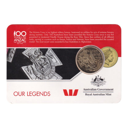 2016 25c Coin - ANZAC to Afghanistan - "Our Legends"
