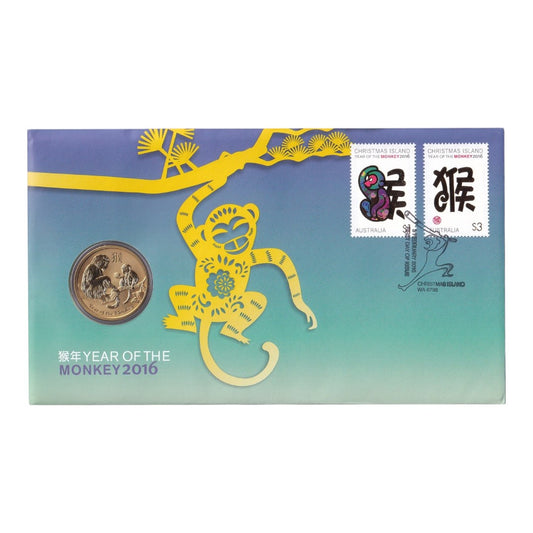 2016 Perth Mint PNC - Year of the Monkey