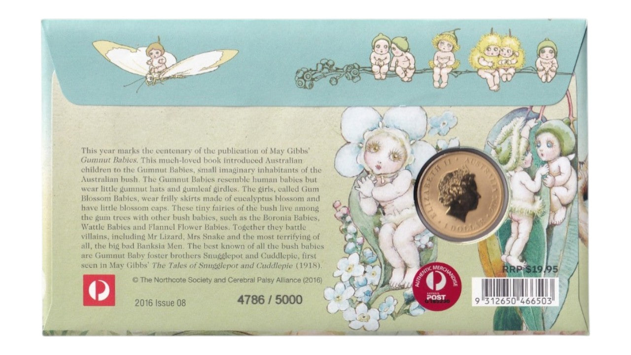 2016 Perth Mint PNC - 100 Years of Gumnut Babies