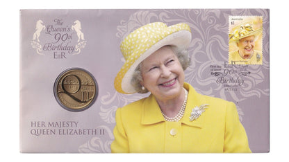 2016 Perth Mint PNC - QEII 90th Birthday