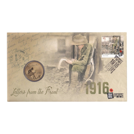 2016 Perth Mint PNC - Postmen of WWI - Letters from the Front