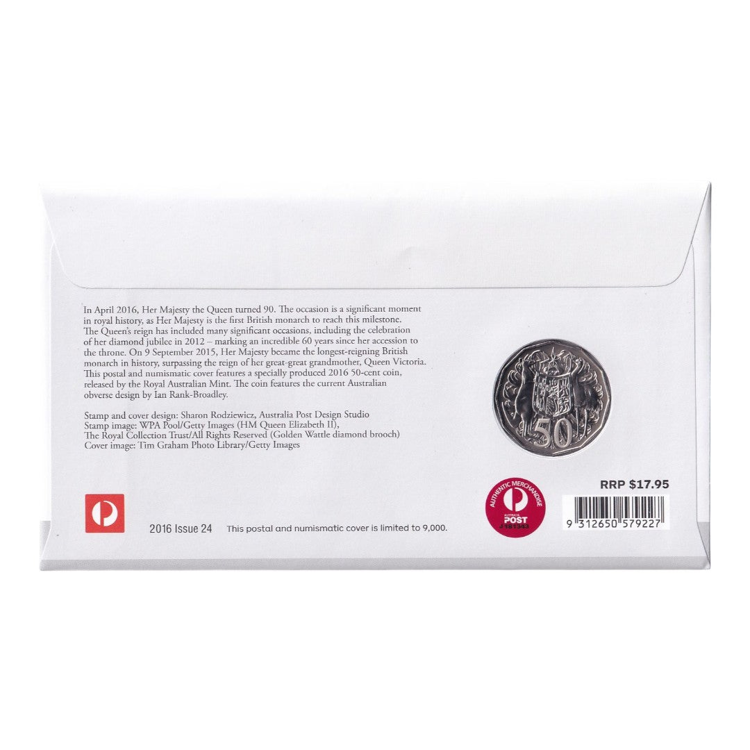 2016 PNC - Queen Elizabeth II's 90th Birthday - Ian Rank-Broadley Portrait