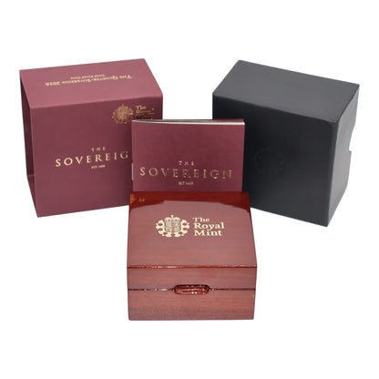 2016 Gold Quarter Sovereign – Elizabeth II 90th Birthday (Butler Portrait)