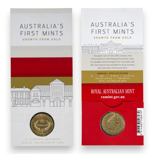 2016 $1 Uncirculated Coin - Australia's First Mints - Select Your Variety