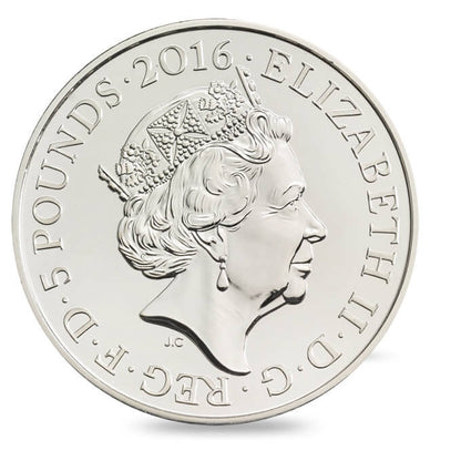 2016 Queen Elizabeth II 90th Birthday - £5 Crown - Brilliant Uncirculated Coin In Folder
