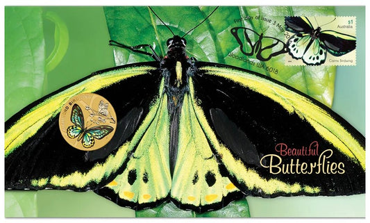 2016 Perth Mint PNC - Butterflies - Richmond Birdwing Butterfly