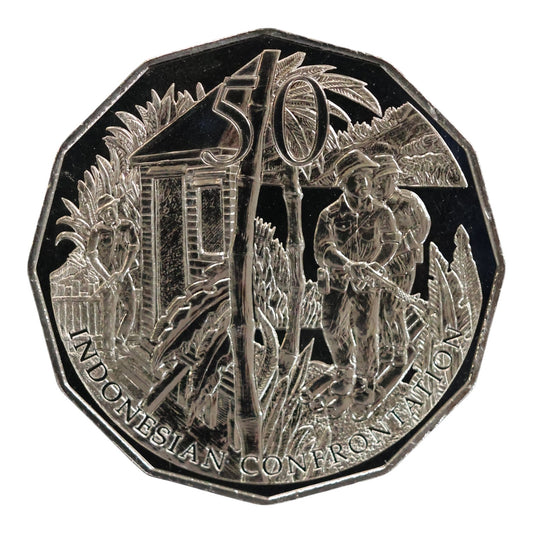 2016 50c Coin - Australia at War - Indonesian Confrontation