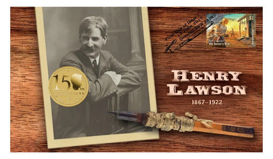 2017 Perth Mint PNC - 150th Anniversary of Henry Lawson