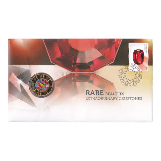 2017 Perth Mint PNC - Rare Beauties - Rhodonite