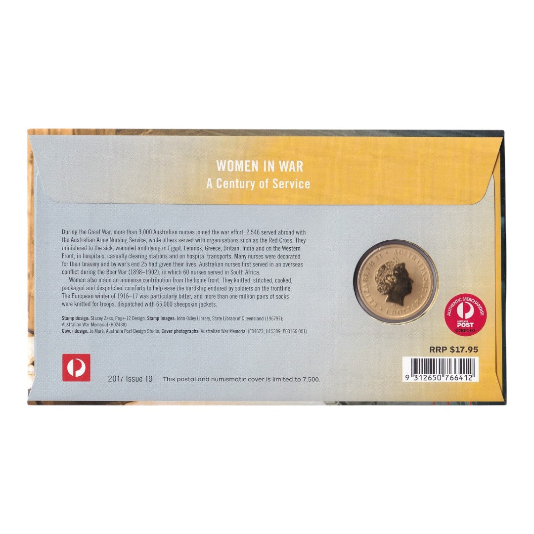 2017 Perth Mint PNC - Women in War - A Century of Service