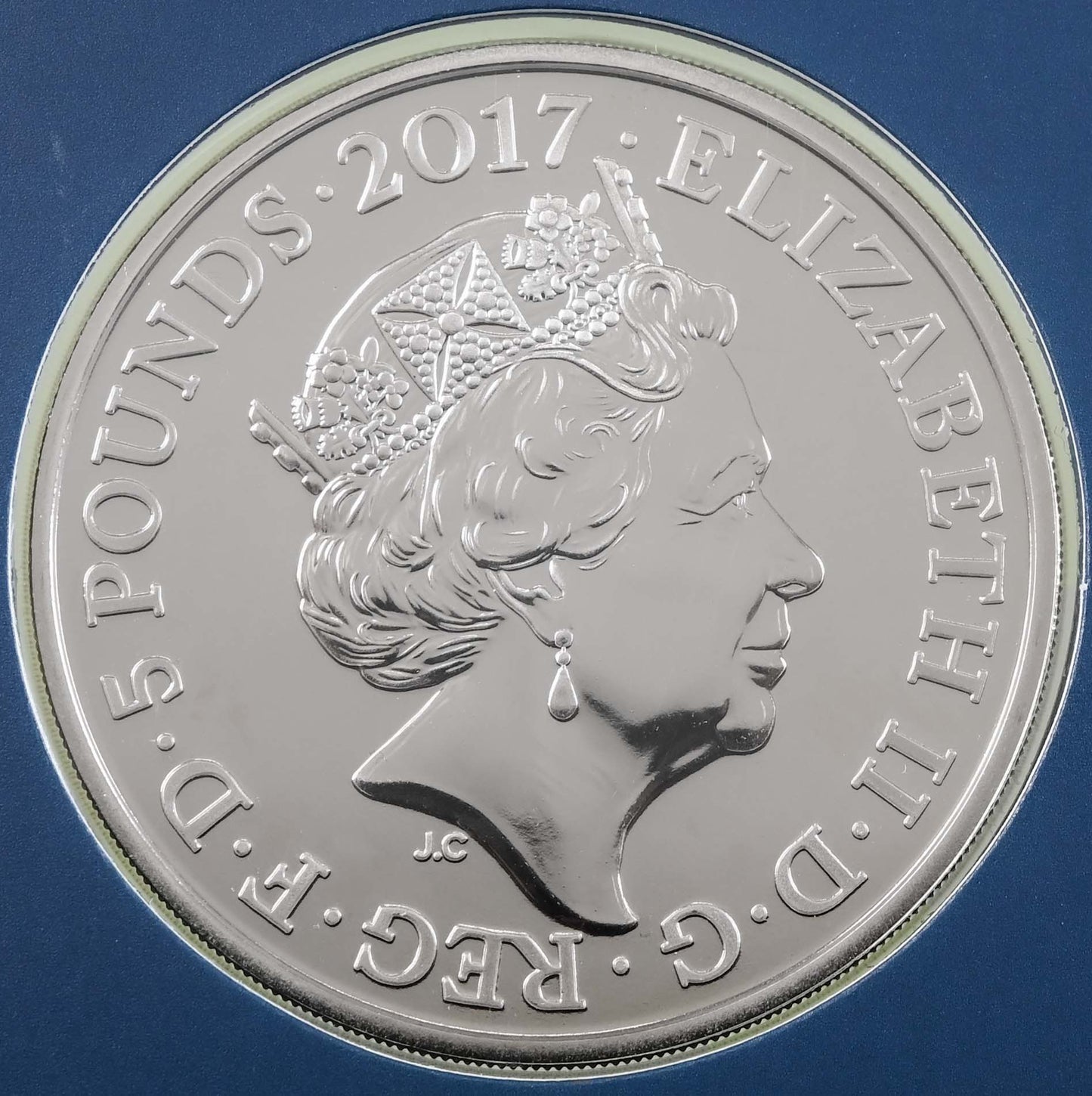 2017 Prince Philip - Celebrating a Life of Service - £5 Crown - Brilliant Uncirculated Coin In Folder