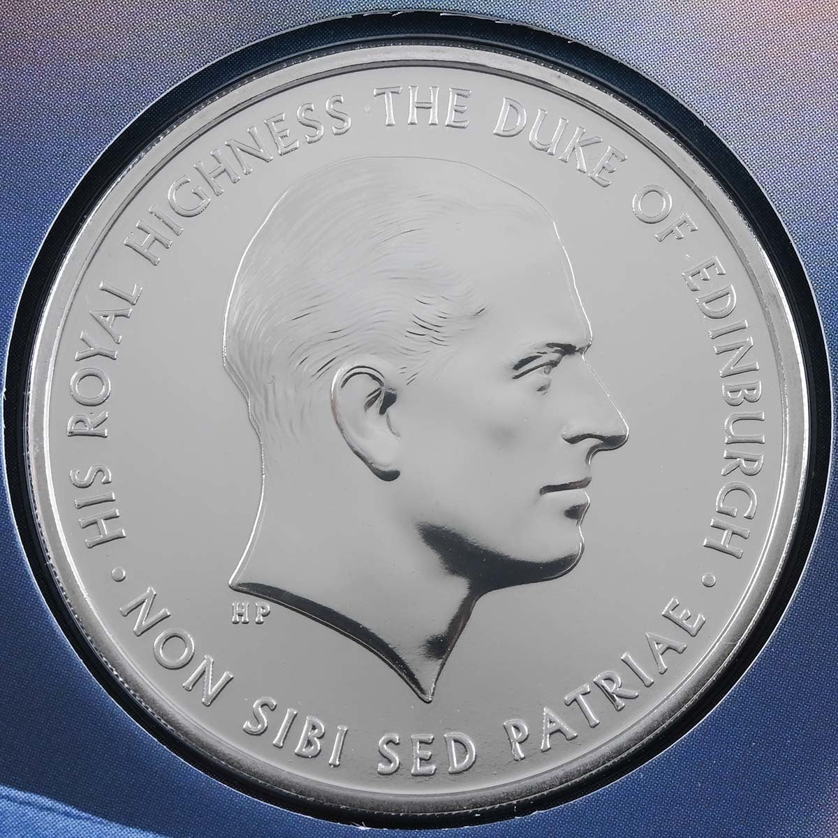 2017 Prince Philip - Celebrating a Life of Service - £5 Crown - Brilliant Uncirculated Coin In Folder