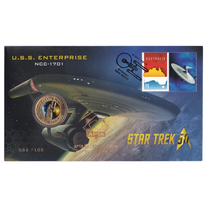 2016 Perth Mint PNC - APTA Exclusive: Matching Numbered Star Trek PNCs