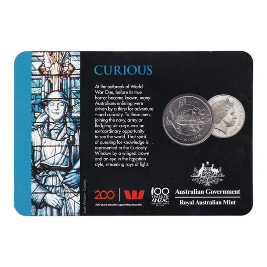 2018 20c Coin - Anzac Spirit - Curious
