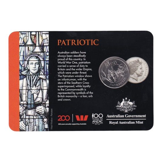 2018 20c Coin - Anzac Spirit - Patriotic