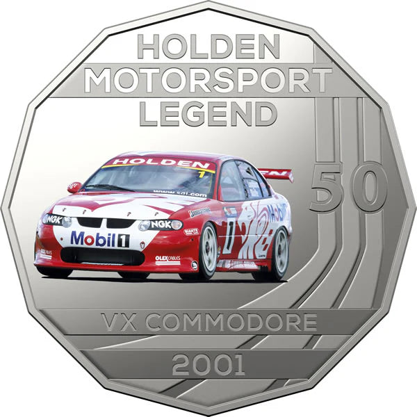 2018 50c Coin - Holden High Octane -  2001 VX Commodore
