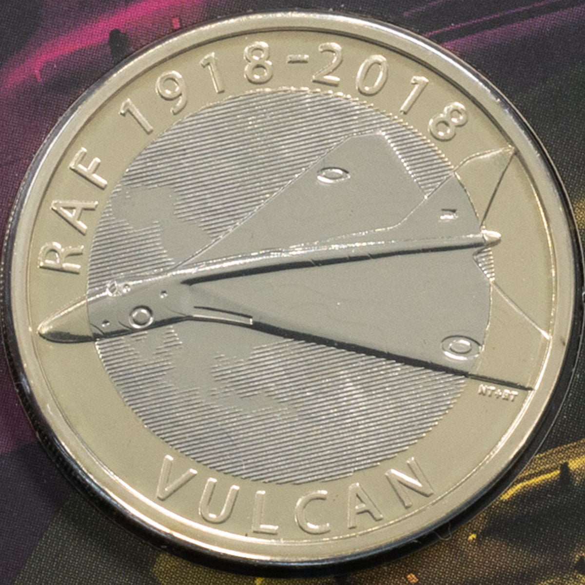 2018 RAF Centenary - Vulcan - £2 Coin - Brilliant Uncirculated Coin In Folder