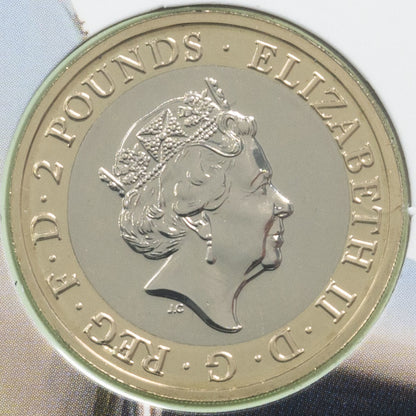 2018 RAF Centenary - Vulcan - £2 Coin - Brilliant Uncirculated Coin In Folder