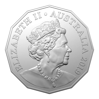 2019 50c Coin - Jody Clark Obverse - Uncirculated