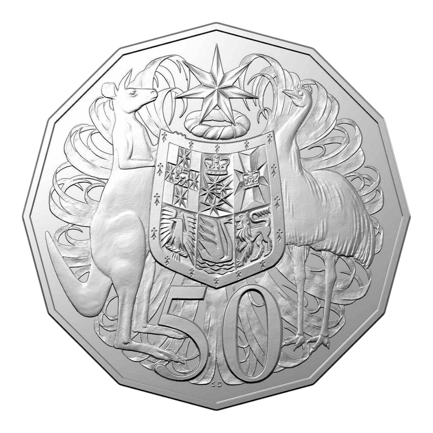 2019 50c Coin - Jody Clark Obverse - Uncirculated