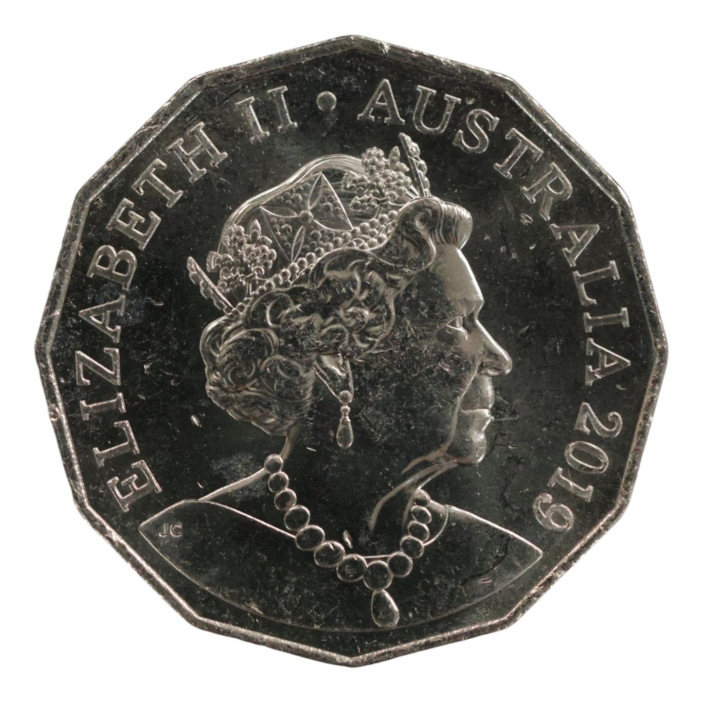 2019 50c Coin - Jody Clark Obverse - Uncirculated