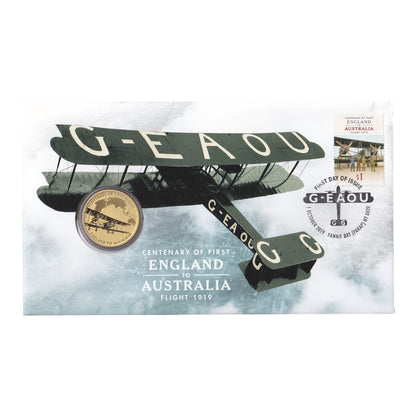 2019 Perth Mint PNC - 100th Anniversary of the First Flight England to Australia