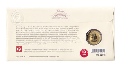 2019 Perth Mint PNC - 200th anniversary of Queen Victoria's birth