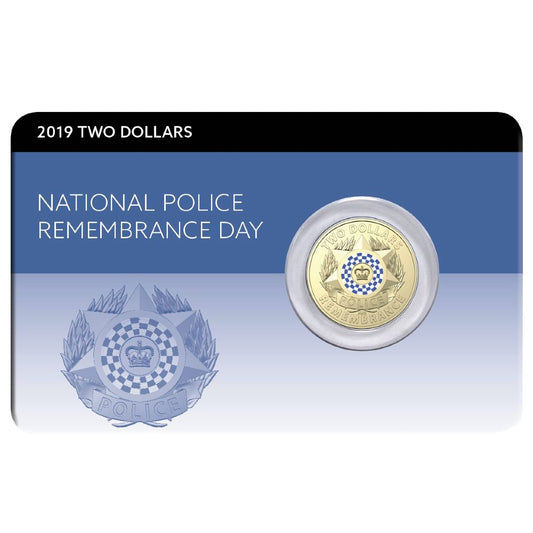 2019 $2 - Police Remembrance - Aluminium-Bronze Uncirculated Coin Pack