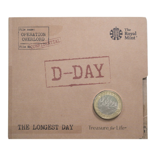 2019 D-Day Landings 75th Anniversary - £2 Coin - Brilliant Uncirculated Coin In Folder