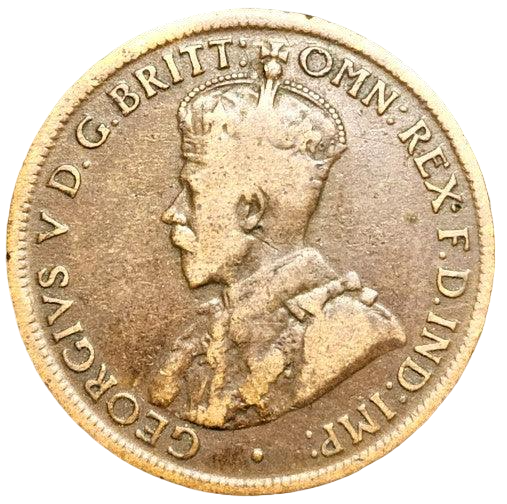 1921 Australian Half Penny - Very Good