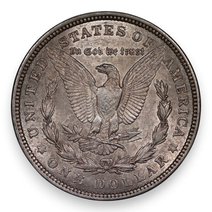 1921 Morgan Silver Dollar - Uncirculated Details (Cleaned / Light Hairlines)